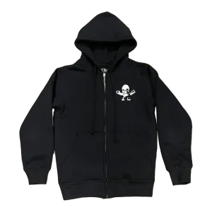 Floral Cross Foti Chrome Hearts Zip Up Hoodie
