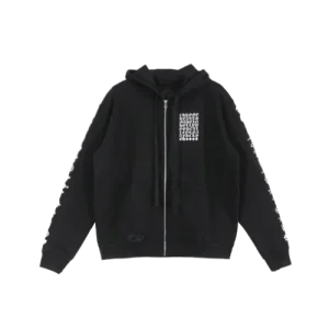 Scripted Logo Chrome Hearts Hoodie